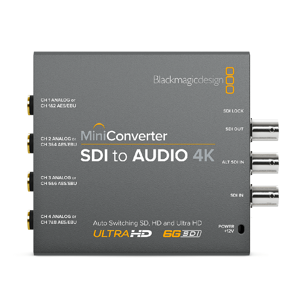BLACKMAGIC CONVMCAUDS4K / Mini Converter - SDI to Audio 4K