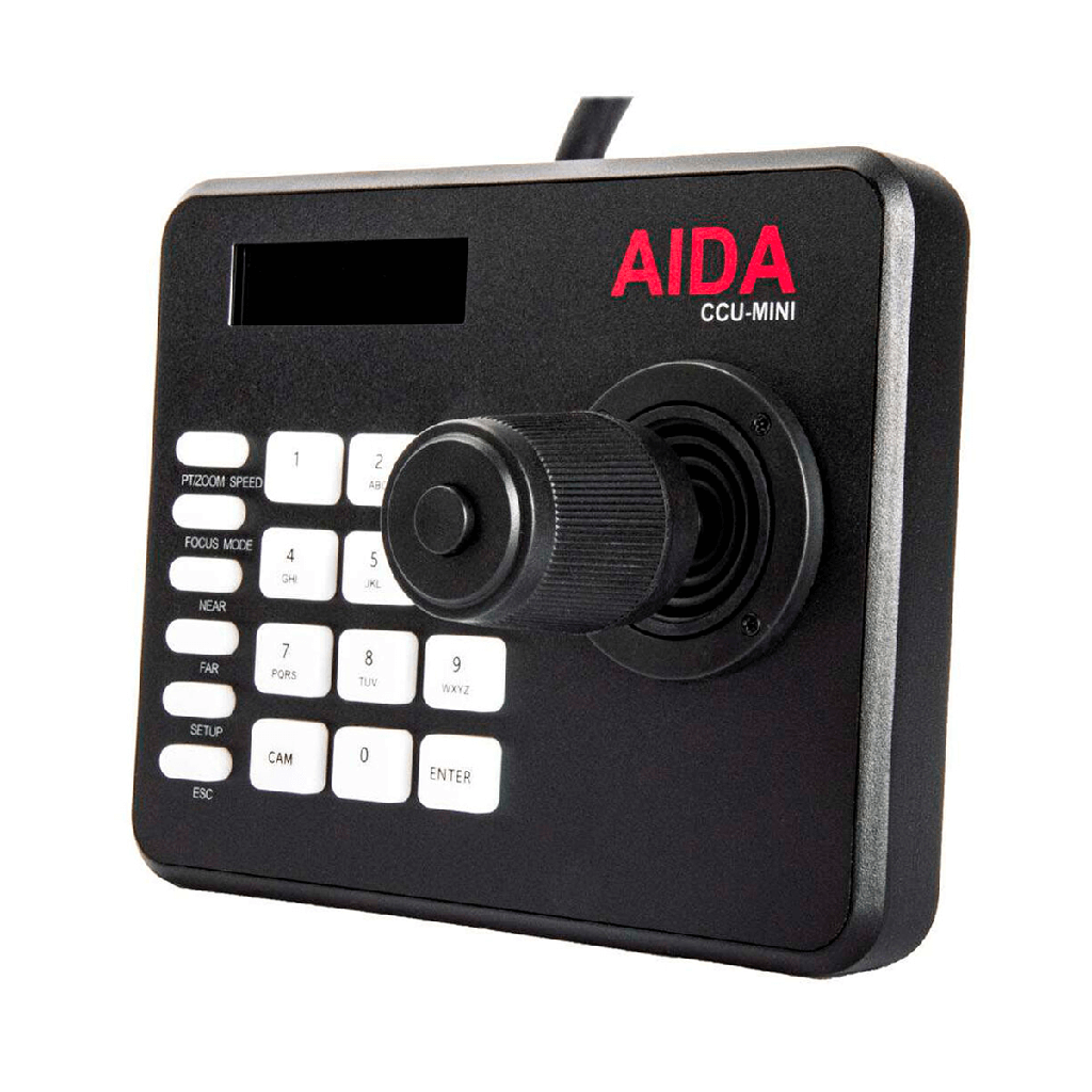 AIDA CCU-MINI / Controlador de Cámara IP PTZ serie Visca