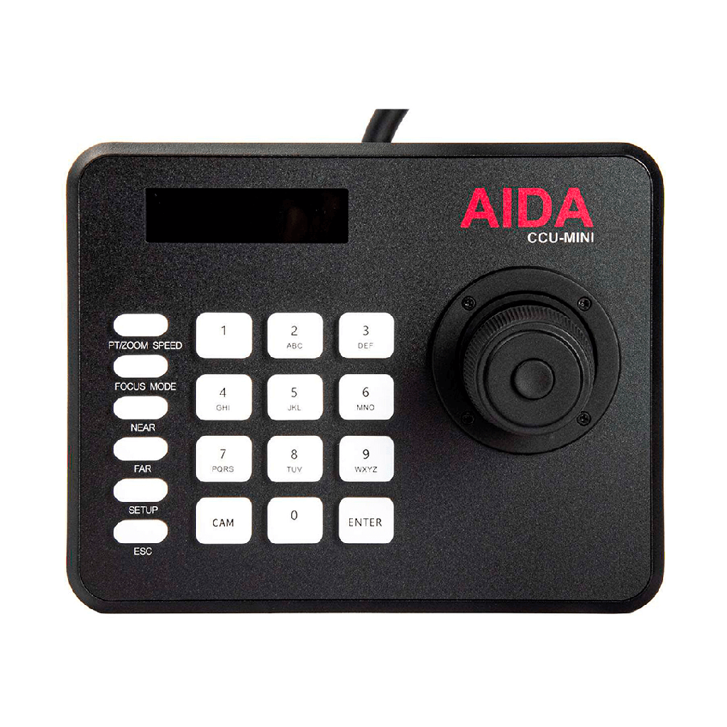 AIDA CCU-MINI / Controlador de Cámara IP PTZ serie Visca