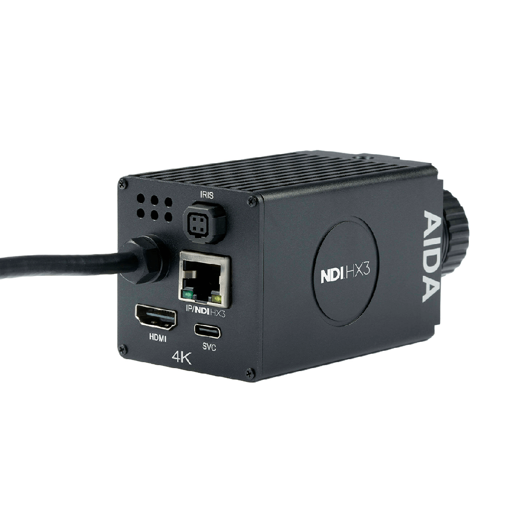 AIDA UHD-NDI3-300 / UHD 4K/60 NDI®|HX3/IP/SRT/HDMI PoE POV Camera