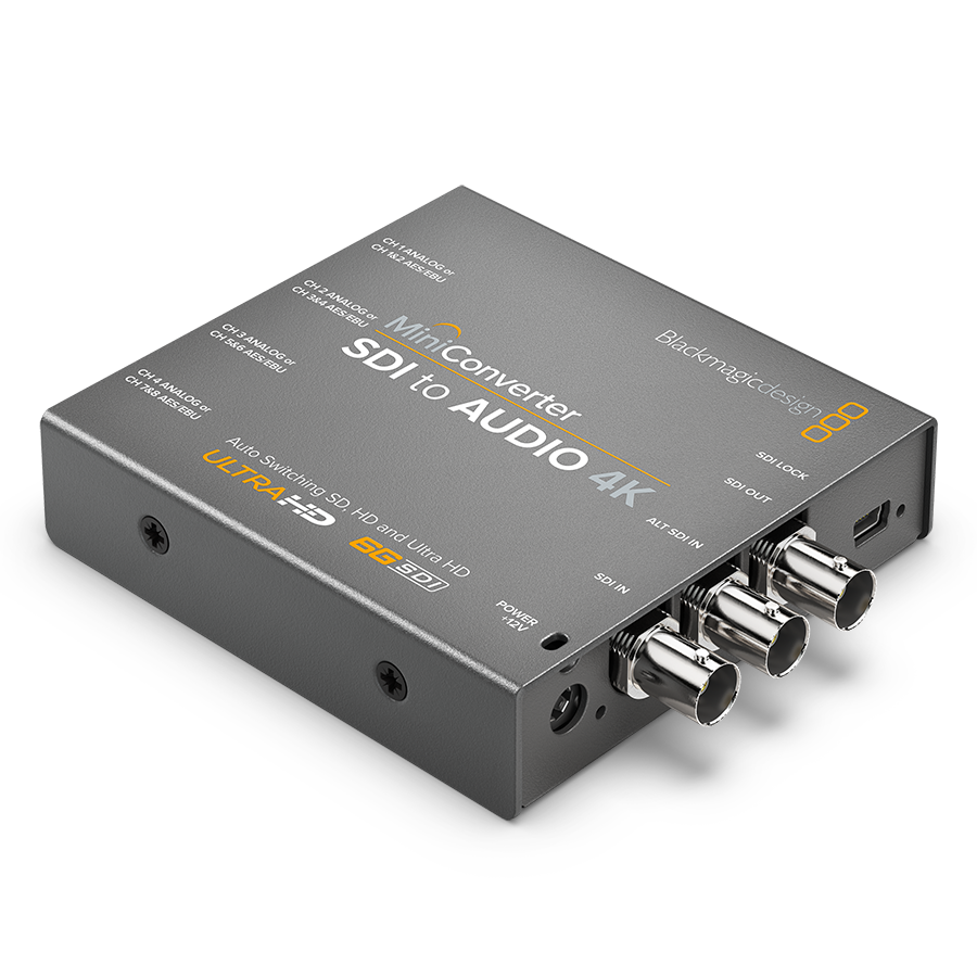 BLACKMAGIC CONVMCAUDS4K / Mini Converter - SDI to Audio 4K